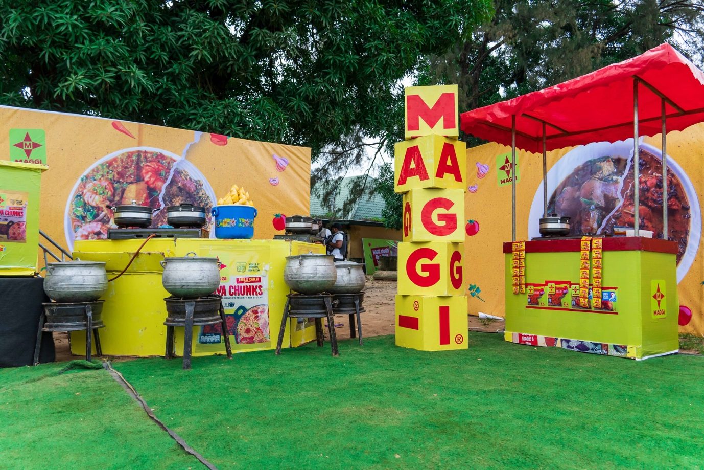 Maggi August Meeting brand activation setup